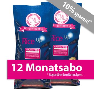 RiceUp Pro Duo  - 12 Monatsabo - inkl. Versand (DE), Abosversand erfolgt am 01., 10. oder 20. des Monats ( je nach Bestelldatum )